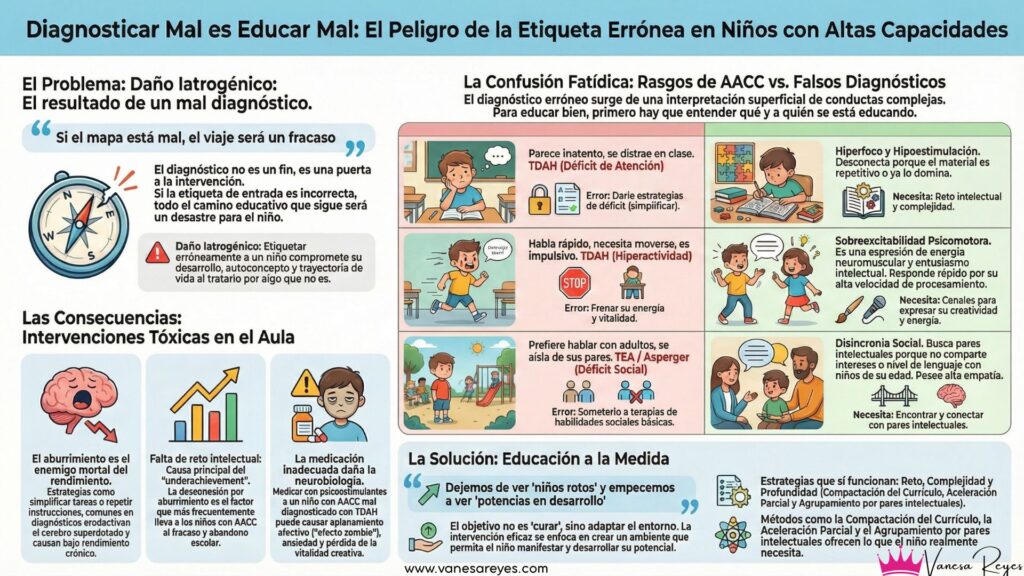 Diagnosticar Mal es Educar Mal: El Crimen Educativo de la Etiqueta Errónea en la Alta Capacidad diagnosticar mal es educar mal el crimen educativo de la etiqueta errónea en la alta capacidad